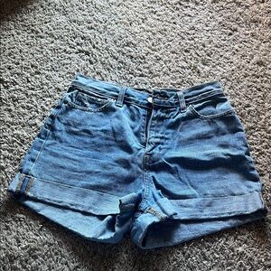 BDG Light Blue Jean Shorts